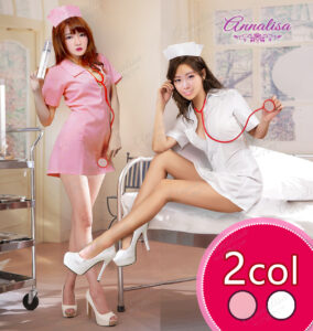 ナース　看護婦　看護師　ナース服　制服　コスプレ　コスチューム　セット　ストッキング　聴診器