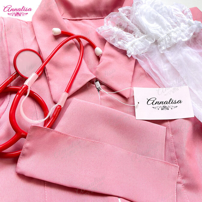 ナース　看護婦　看護師　ナース服　制服　コスプレ　コスチューム　セット　ストッキング　聴診器