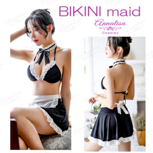 ビキニタイプの上品なメイド服
