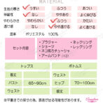 メイド服のスペック説明