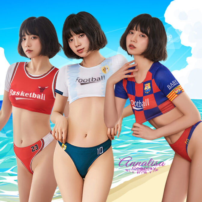 アスリートコスプレ　ビーチバレー サッカー バスケ